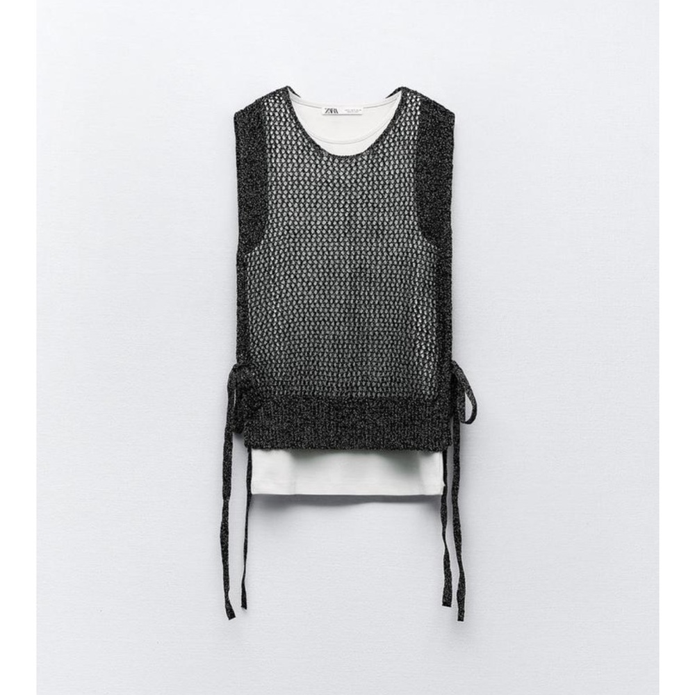 Zara combination vest top. Xs-s